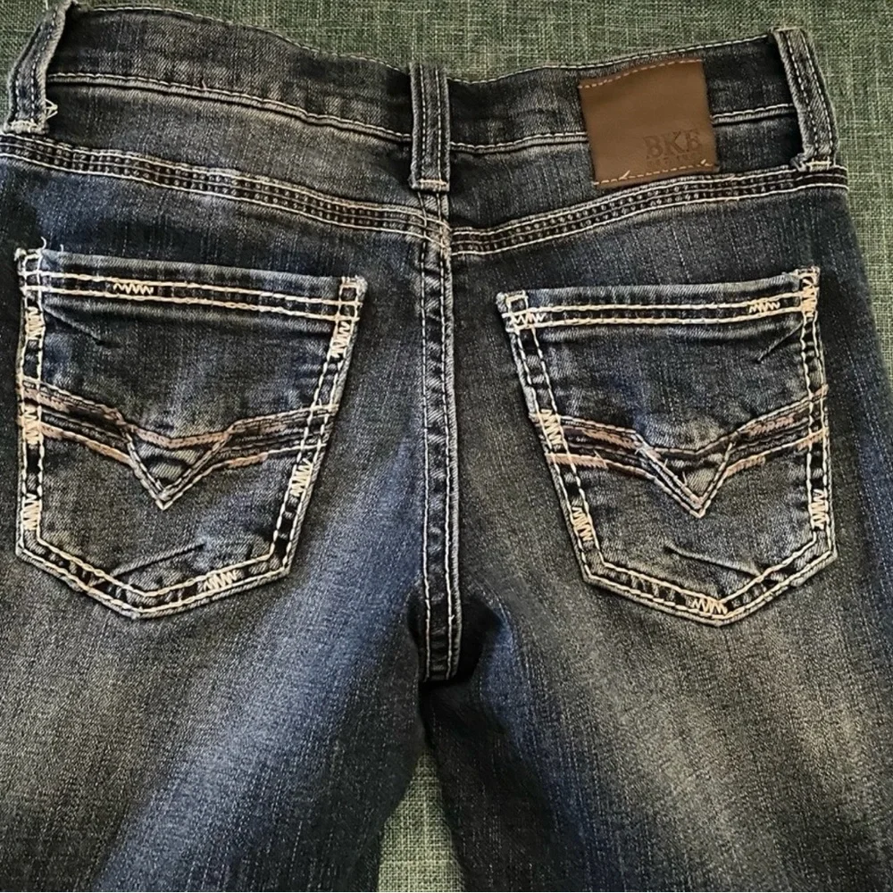 BKE Boys Dark Wash Straight Jeans - Picture 2 of 2
